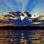 Nature - Lake Sunset by Michael Herrem