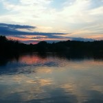 Nature - Pink Sunset by Anna Davenport