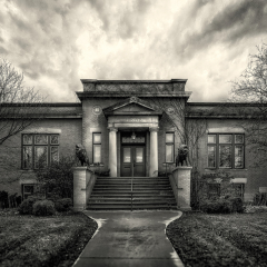 Honorable Mention Black & White - Historic Library - Michael Huber