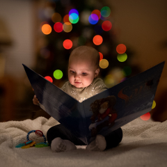 Pictorial - Reading Christmas Stories - Fred Sobottka
